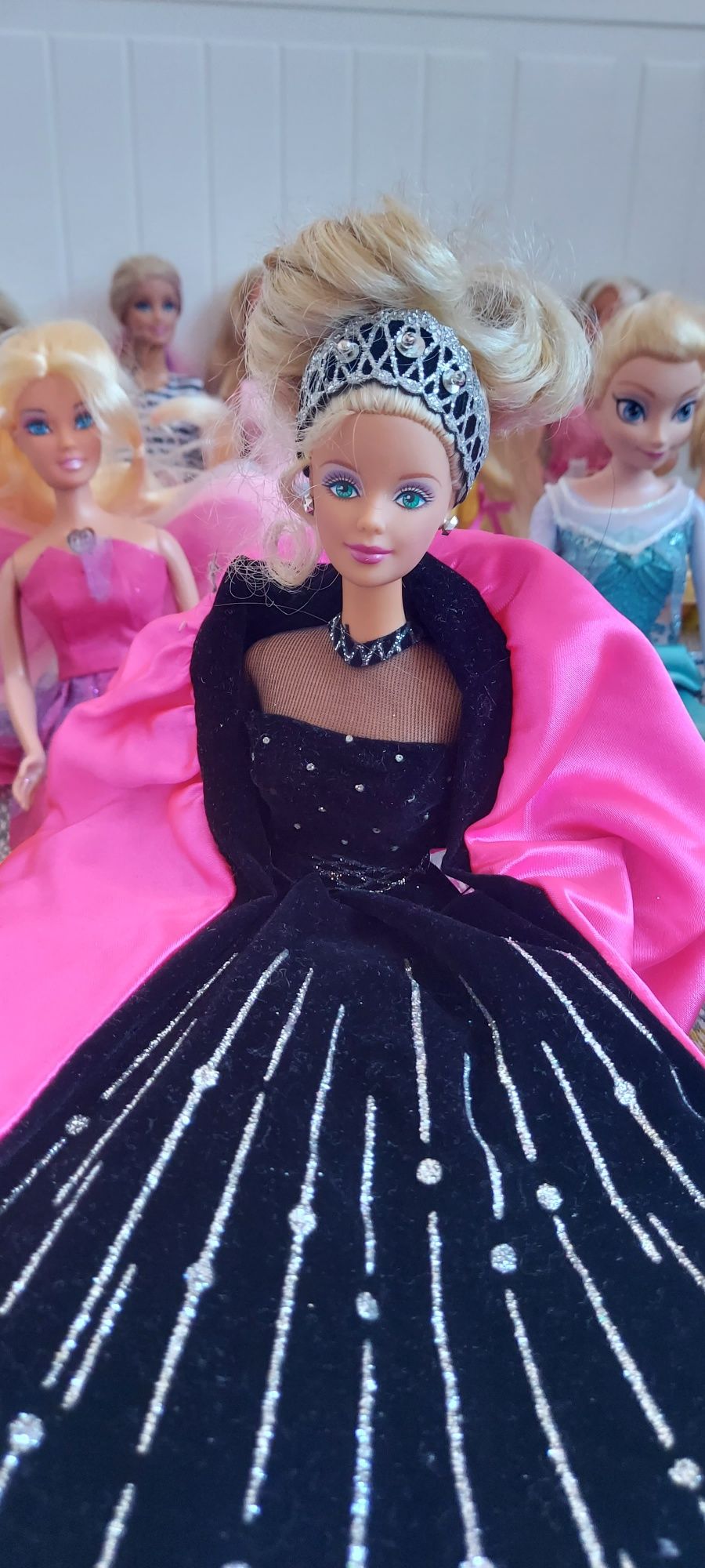 Barbie ELSA Anna akcesoria baletnice jak nowe świecą, Barbie Holiday