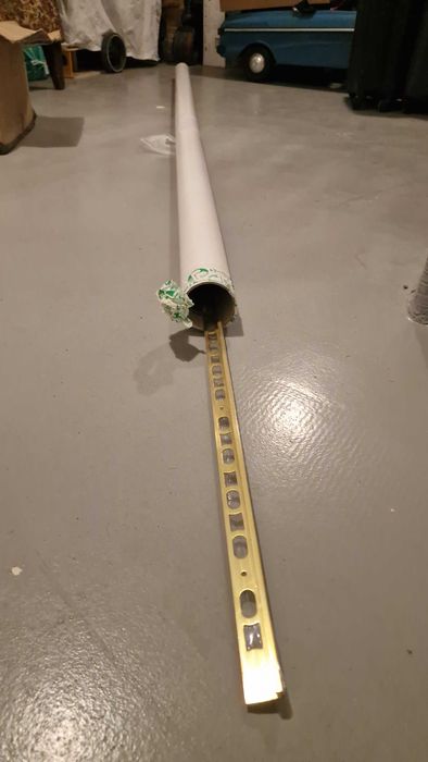 Profil Prostep Mosiądz naturalny 270 cm 2 szt.