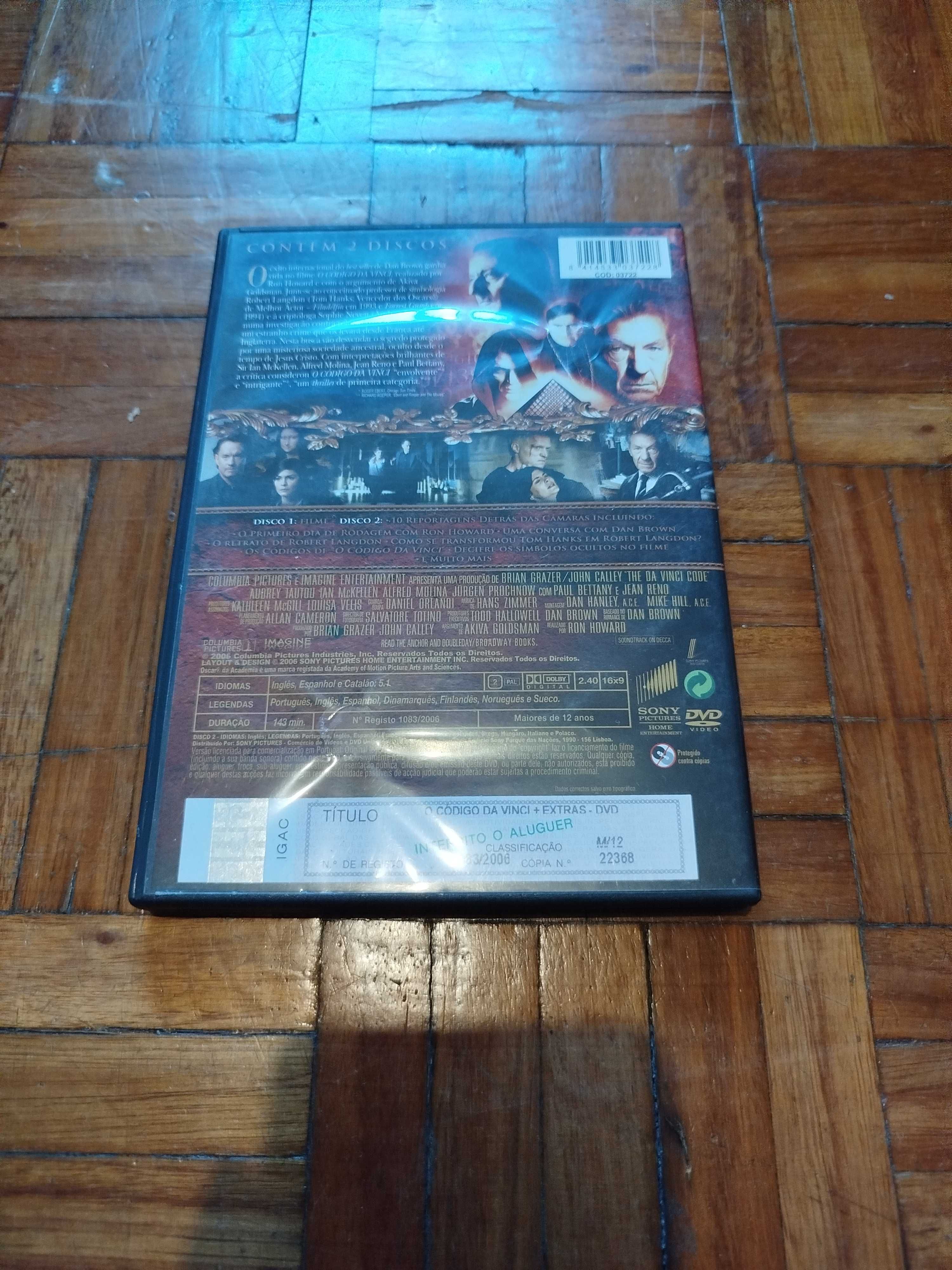 DVD Duplo O Código Da Vinci