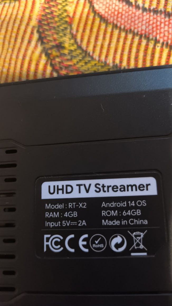 Смарт приставка RT-X2 Android 14 4/64 ГБ Realtek RTD1325