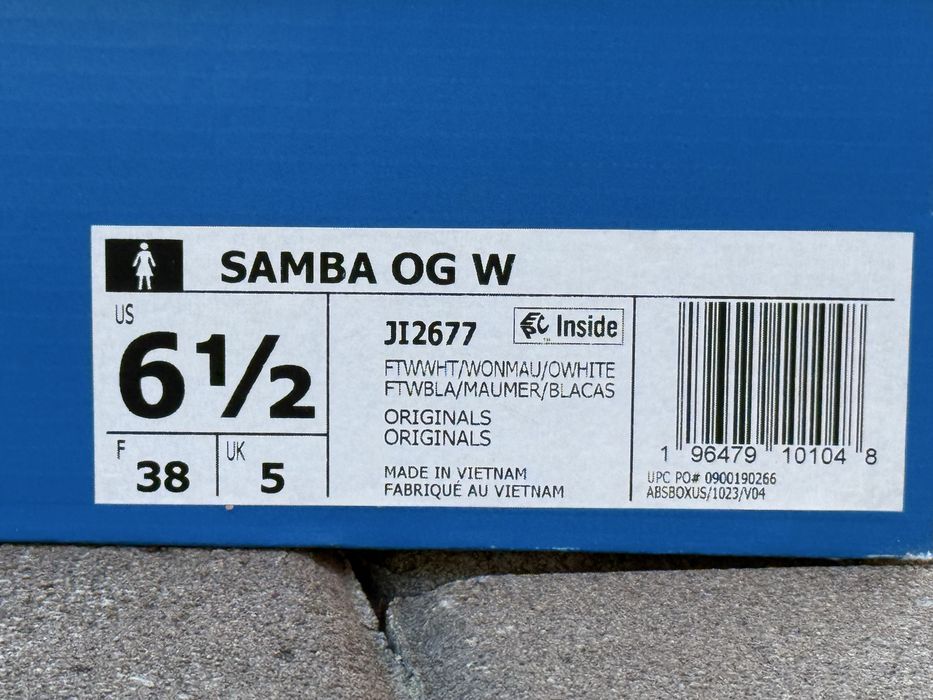 Жіночі кросівки Adidas Samba OG W Originals — нові, 100% оригінал