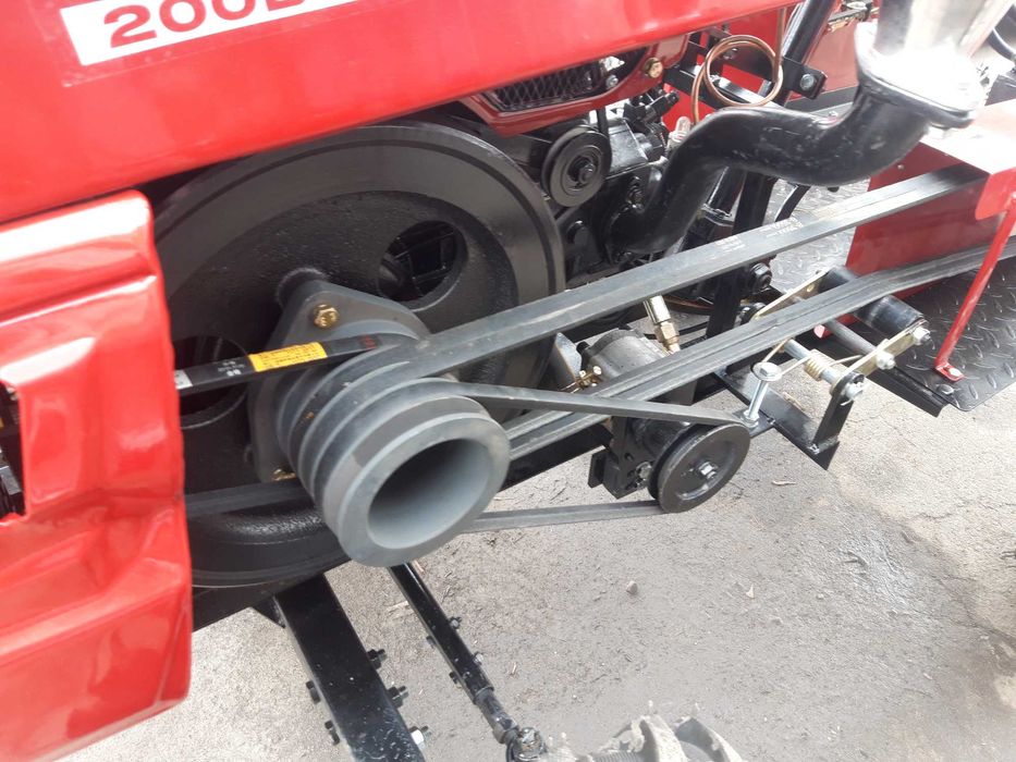 Трактор Кентавр 200 В с фрезой и плугом на 2 корпуса