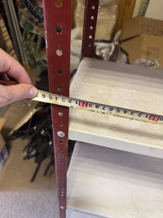 Стелаж металевий, 4 полиці