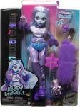 Лялька Монстр Хай Еббі Бомінейбл + мамонт Тундра Оригінал Monster High