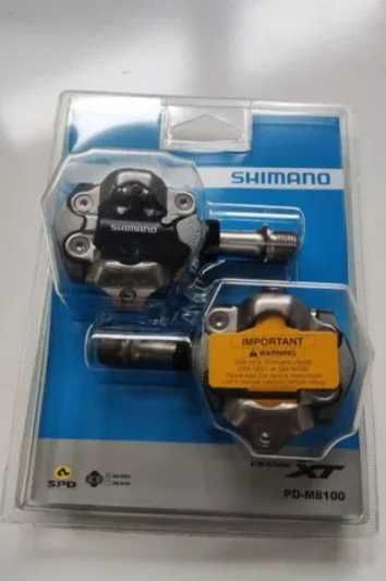 Pedały SHIMANO Deore XT PD-M8100 nowe oryginalne + bloki sh51