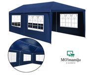 NAMIOT / PAWILON ogrodowy imprezowy 3x6m - 6 ścianek - NIEBIESKI