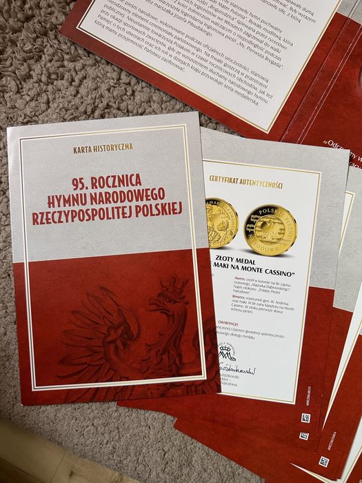 Polskie pieśni narodowe monety