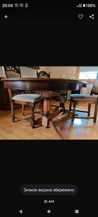 Продам стілі+4 крісла з Німеччини.