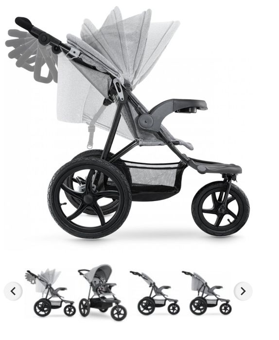 Wózek spacerowy biegowy/ do biegania Moby system Mountain