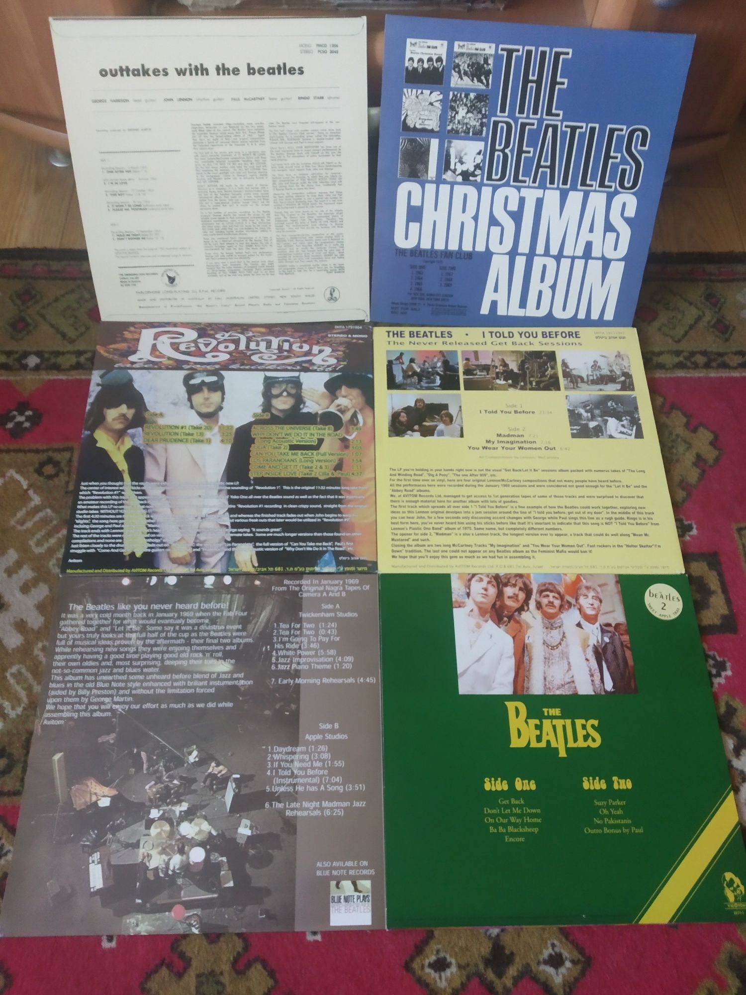 6LP Beatles! Rare Bootlegs!