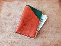 Borubar Skóroszyj - luksusowy portfel / cardholder skórzany