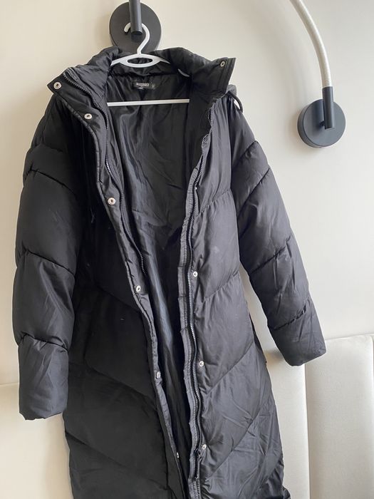 Куртка пуховик теплий зимній довгий S