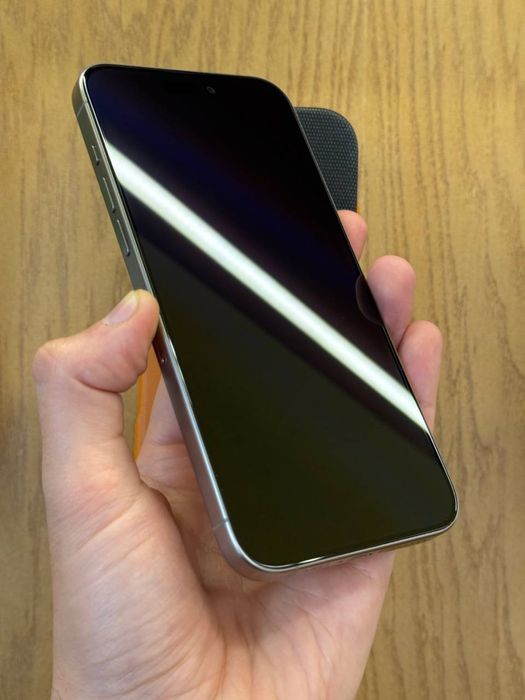 iPhone 15 Pro Max 512gb Natural 10/10 фіз сім з коробкою гарантія 1 рі