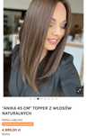 Topper/tupet/dopinka/clip in/peruka lady hair włosy naturalne OKAZJA