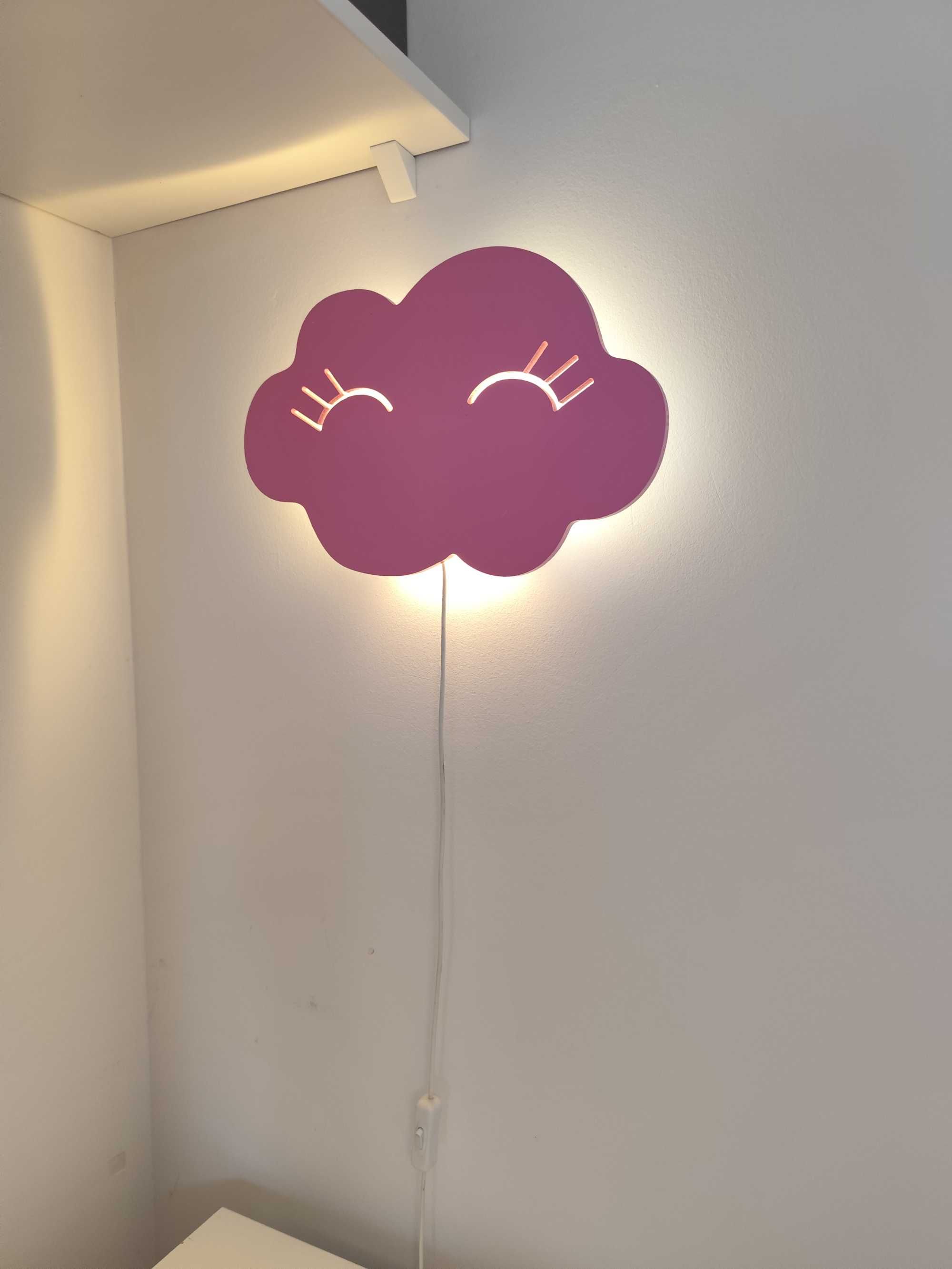 Lampka chmurka do pokoju dziecięcego