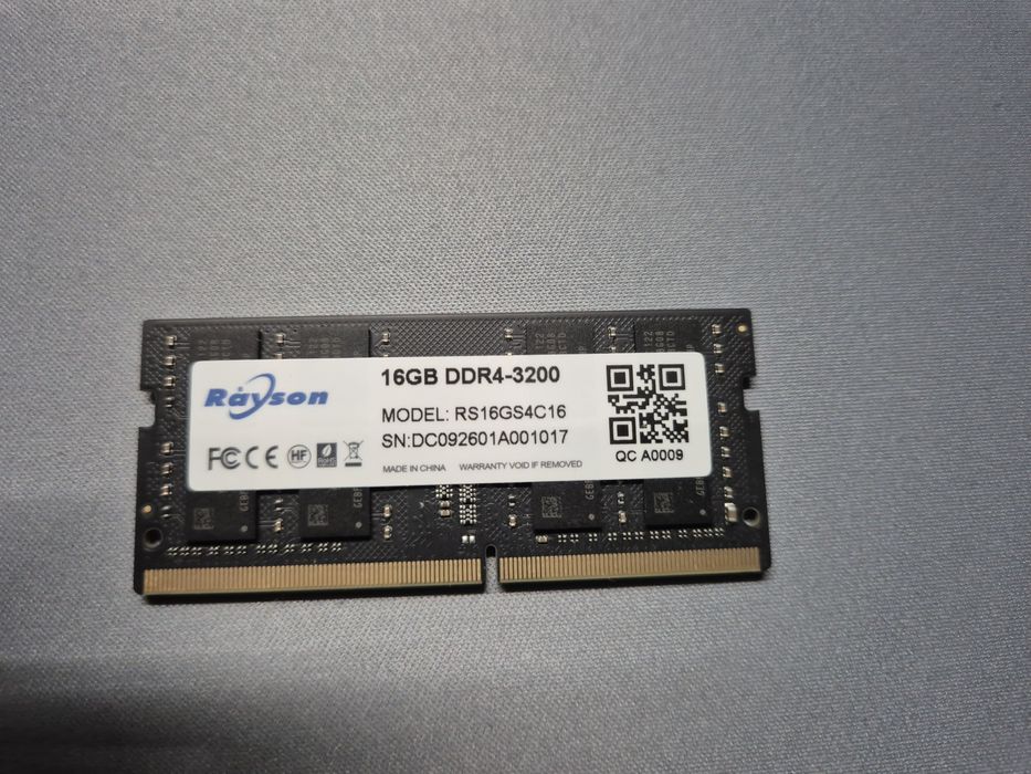 Nowa Pamięć RAM DDR4 16GB Rayson SODIMM 3200