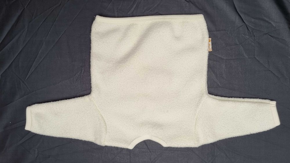 Dziewczęca bluza z polaru z ozdobnym motywem, rozm 68