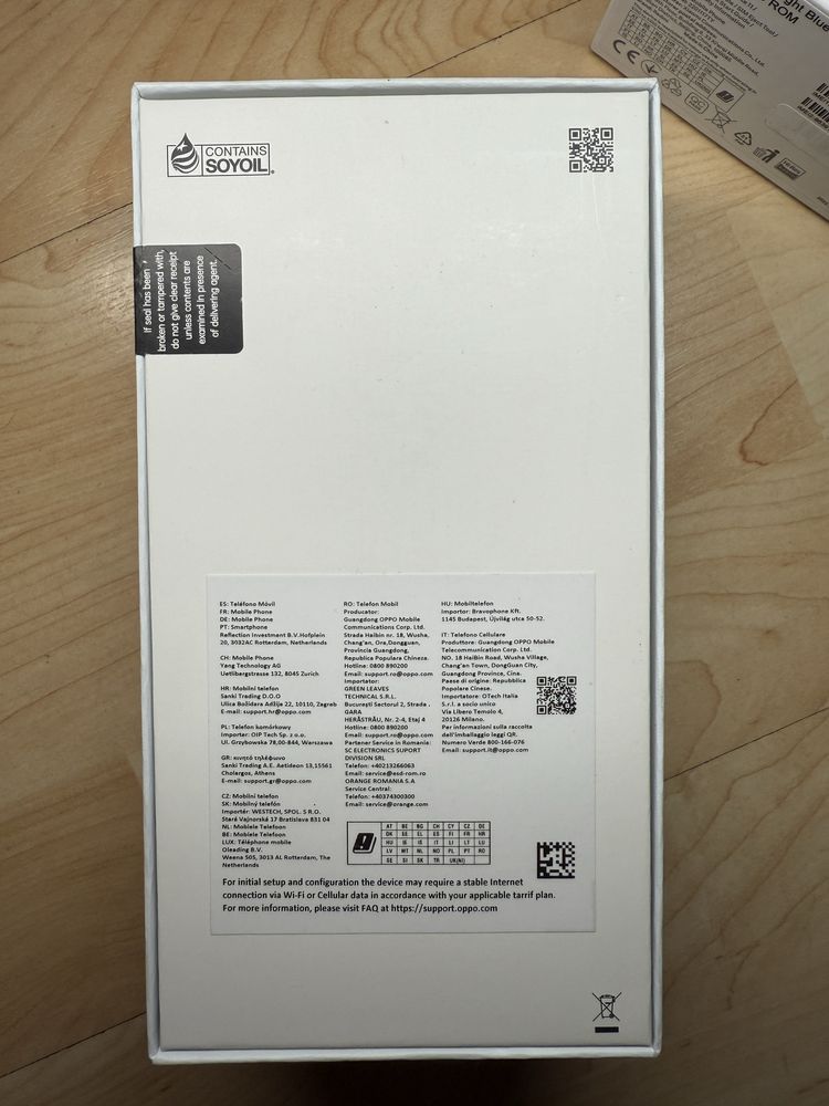 OPPO A18 Glowing Blue Nowe