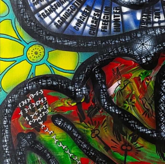 Poster Pequeno - Arte colorido - Decoração - POTOW