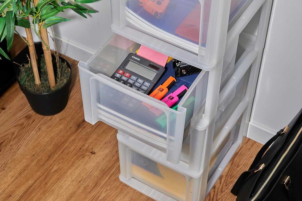 Iris Ohyama, Wieża, Komoda, Plastikowy organizer do przechowywania