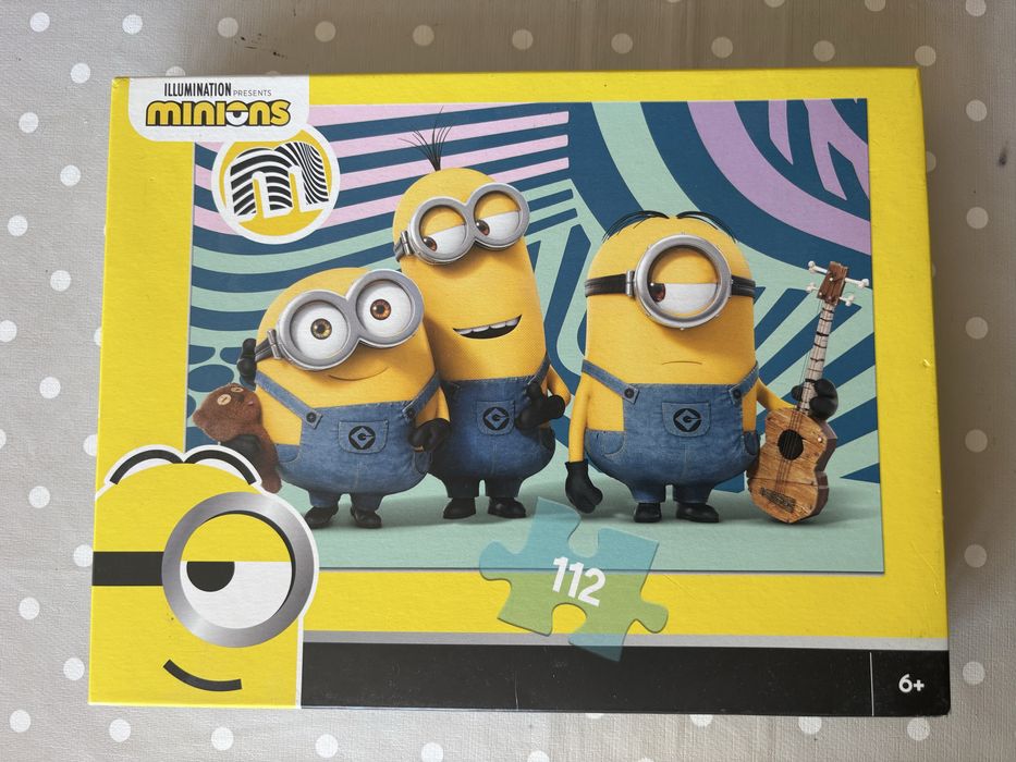 Puzzle - minimos 112 peças, +6 anos