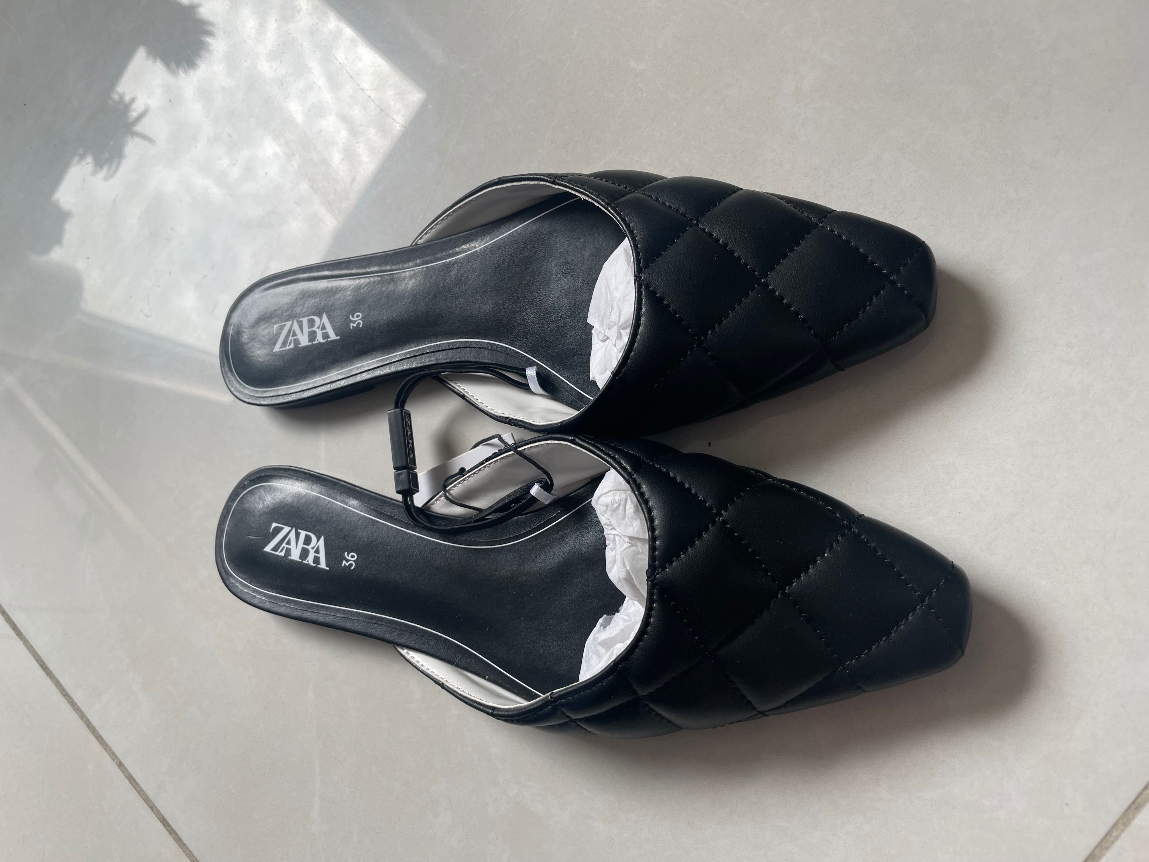 Klapki pikowane zara