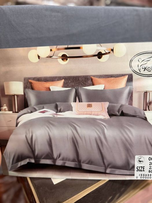 Комплект постельного белья байка оксамитова фланель постільна білизна