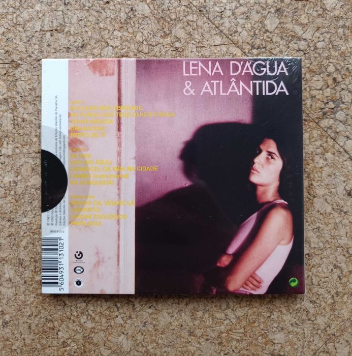 CD Lena D'Água & Atlântida ‎– Perto De Ti (2008) (Selado)