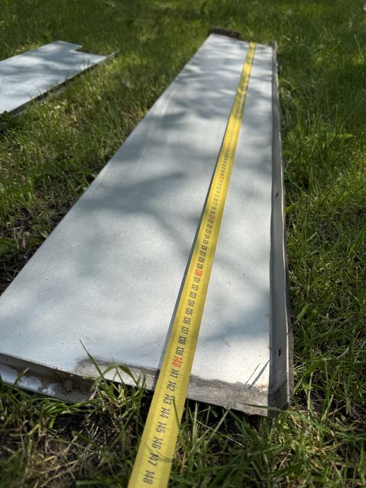 Parapety 14 sztuk blacha nierdzewna