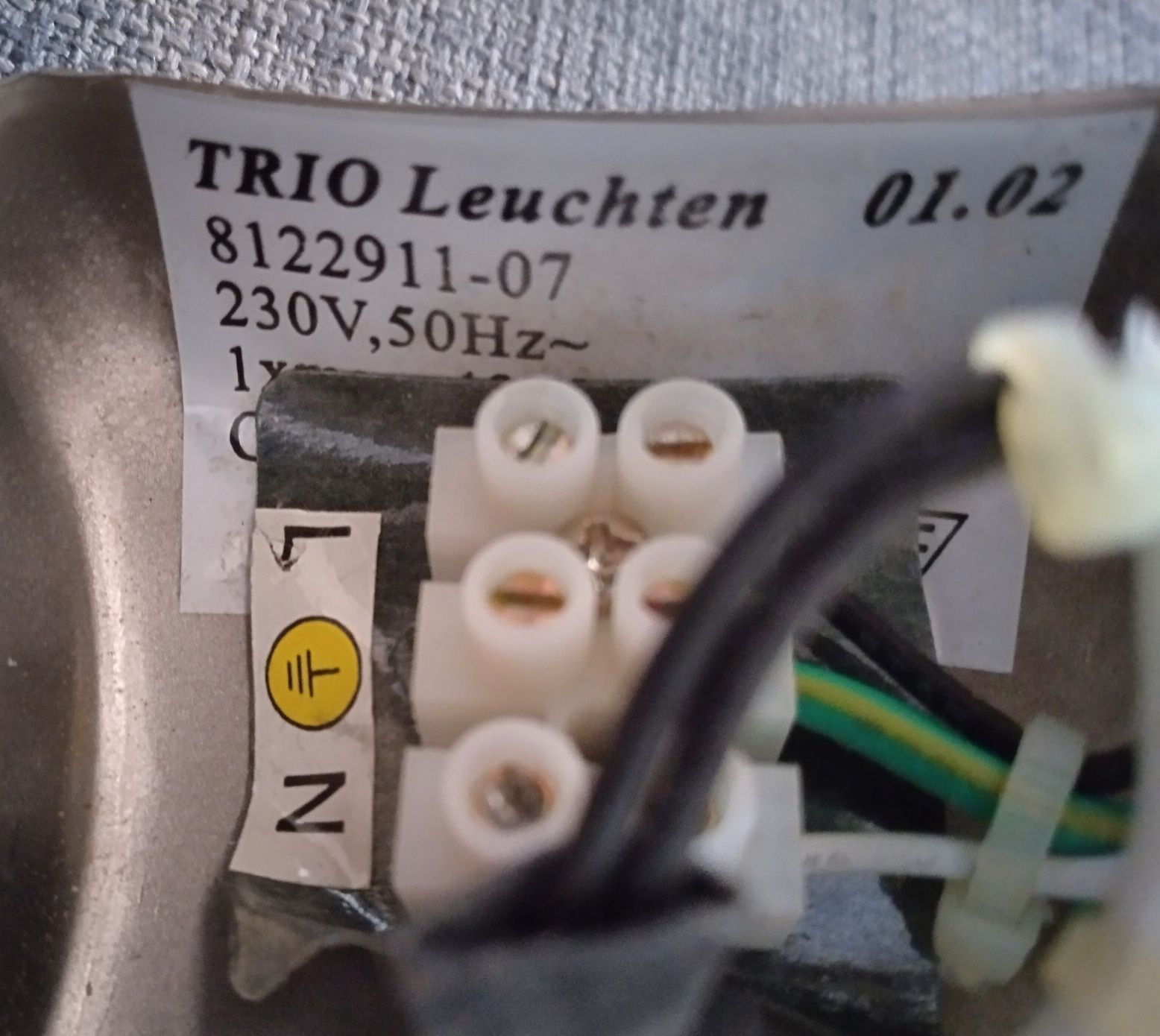 Lampa ścienna kinkiet komplet 3 szt ecru żarówki G9