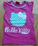 Koszulka dla dziewczynki Hello Kitty na lato - rozmiar 98-104