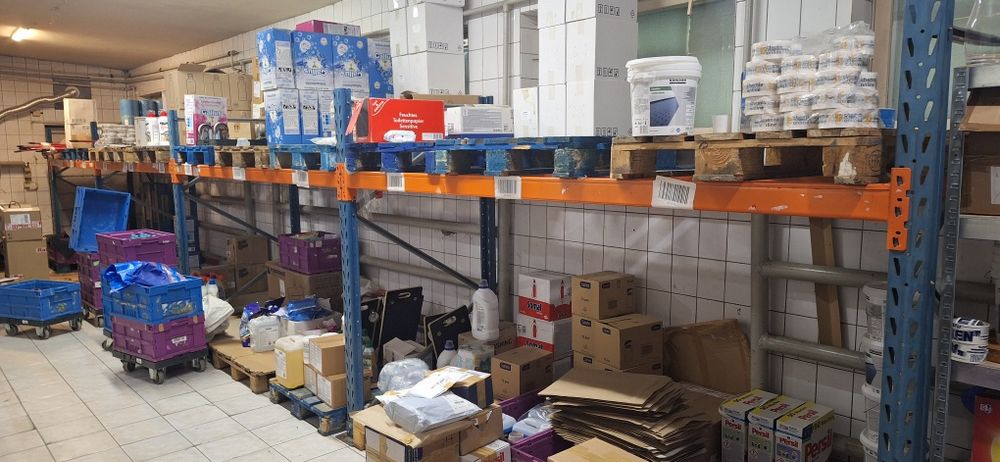 Regał magazynowy warsztatowy paletowy do garażu na 24mpal