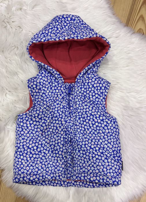 Bezrękawnik / ocieplacz dla dziewczynki 74/80, NUTMEG