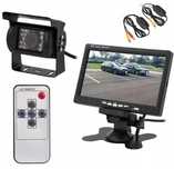 Bezprzewodowa kamera cofania z trybem nocnym+ 7'' calowy monitor LCD