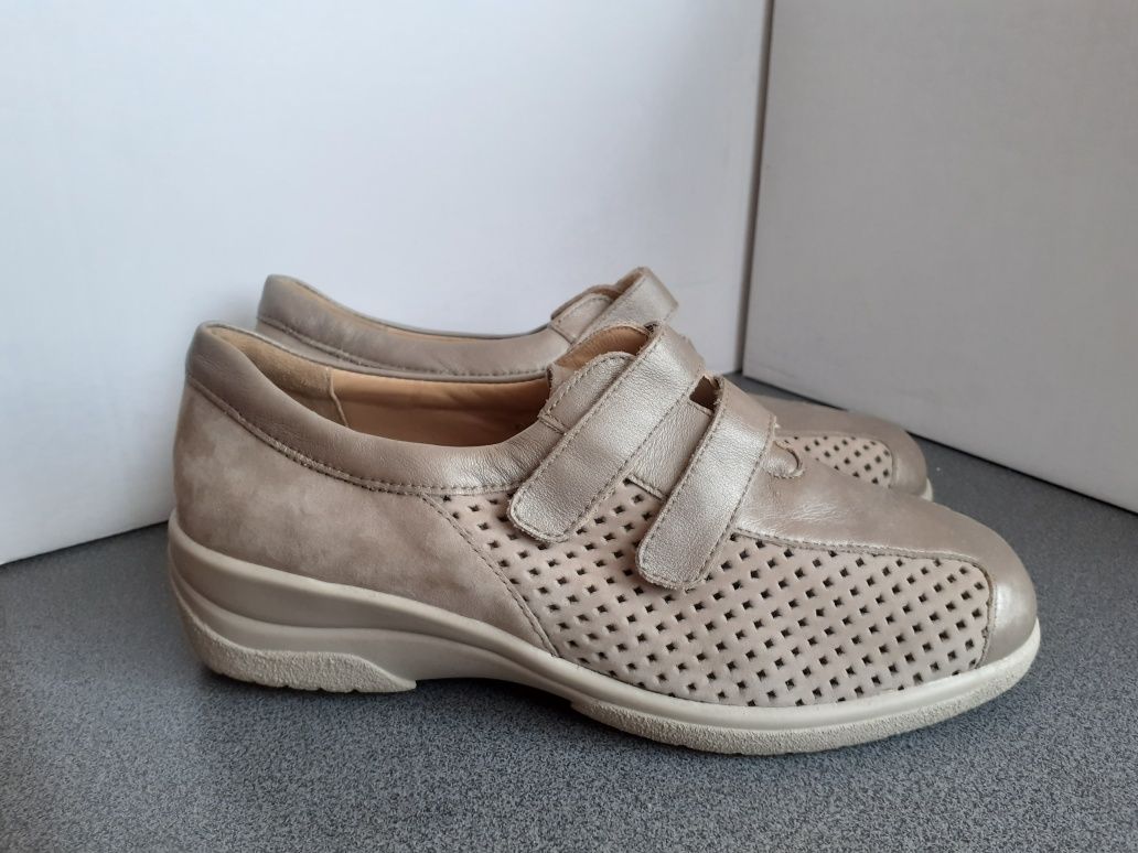Solidus Німеччина шкіряні туфлі кросівки мокасини 38 р.