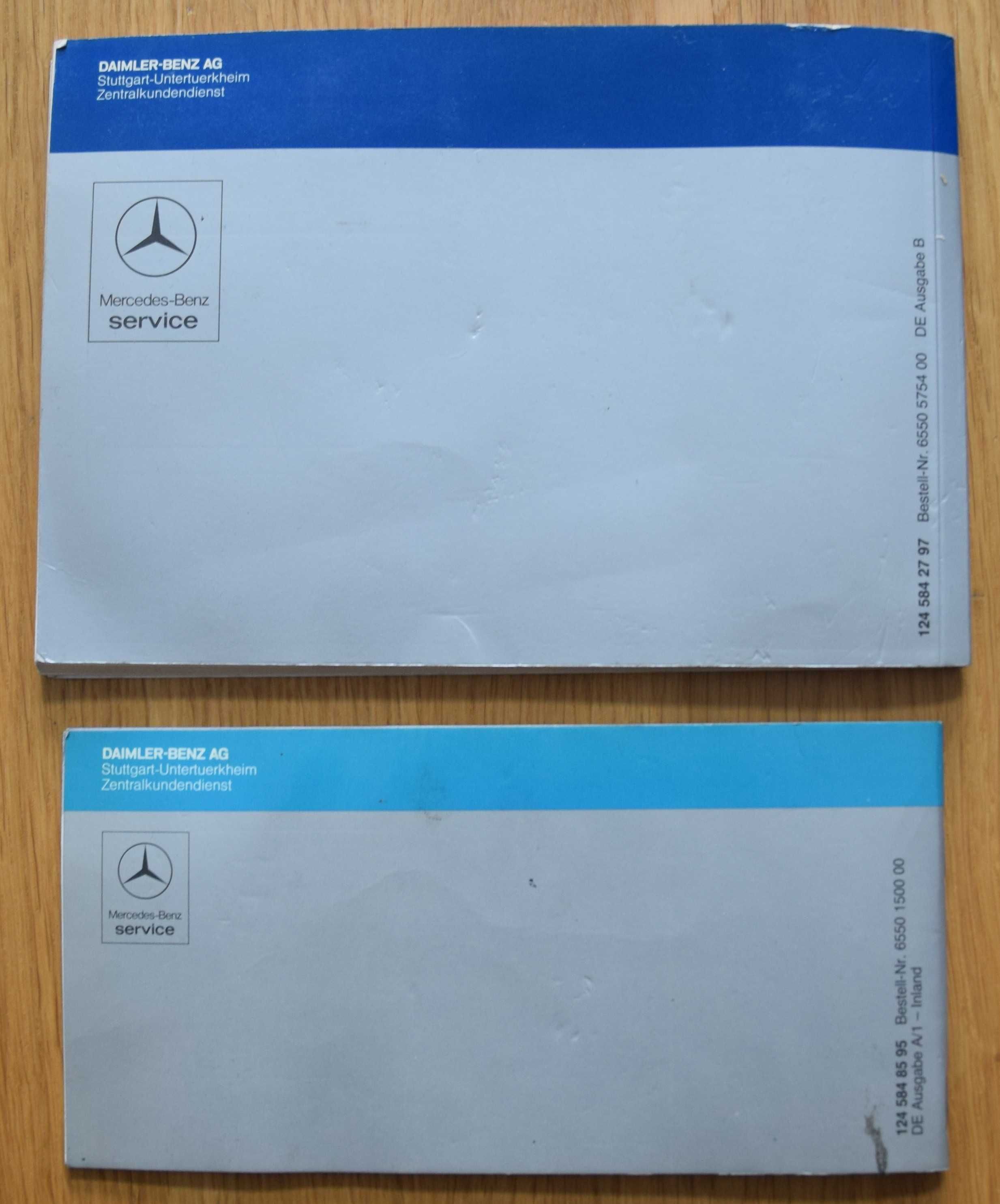 Instrukcja obsługi Mercedes 200 rok 1987