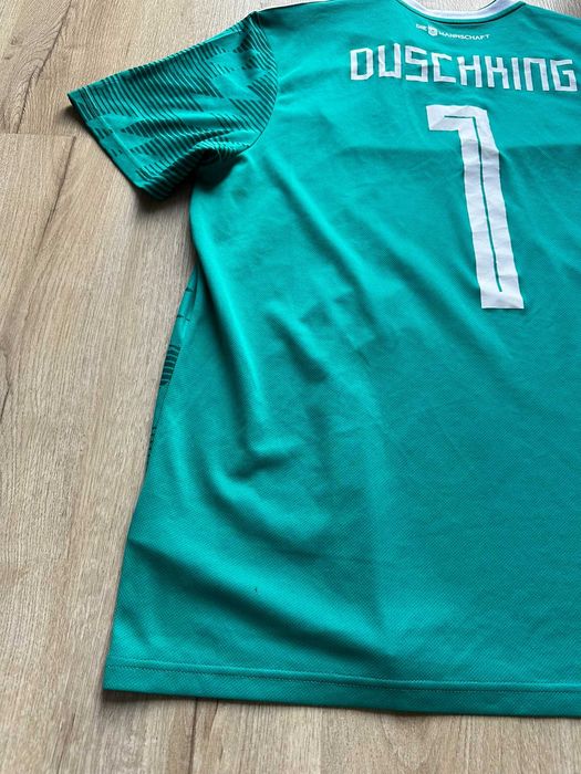 Koszulka Adidas Niemcy Away 2018 Climalite, teal rozmiar XL
