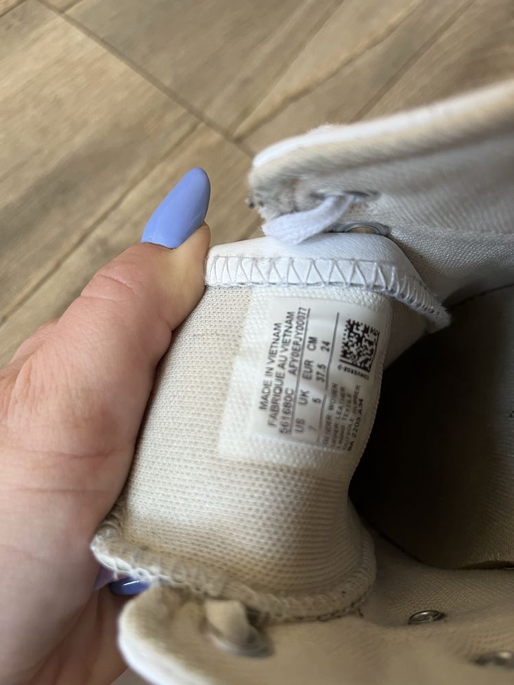 Converse skorzane platform