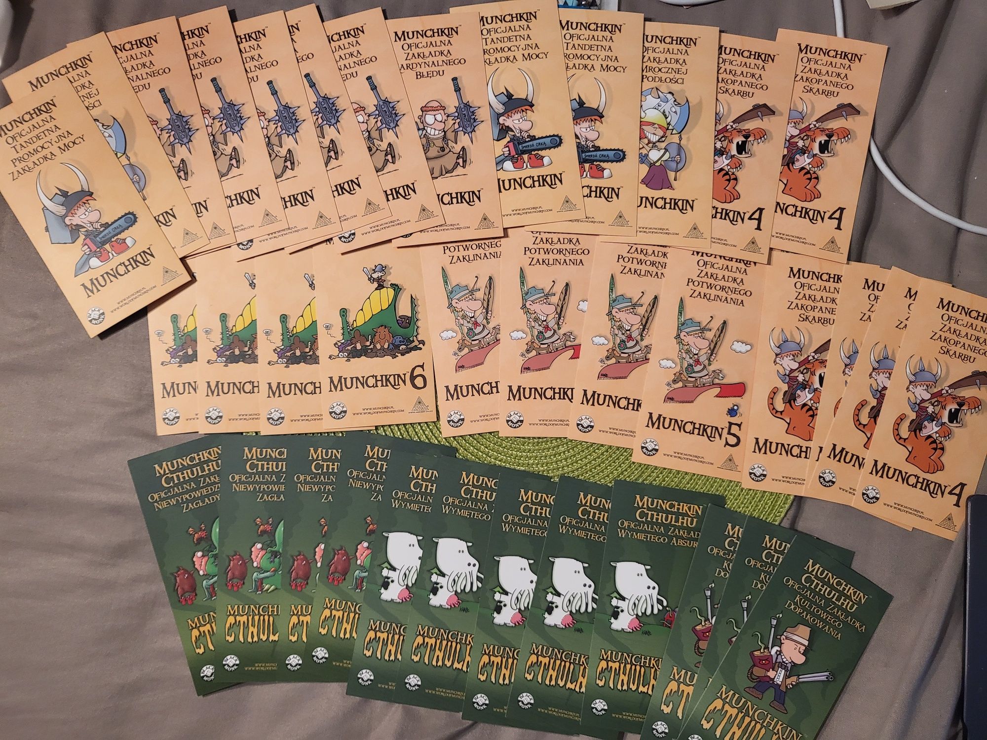 61 nowych zakładek Munchkin. Okazja