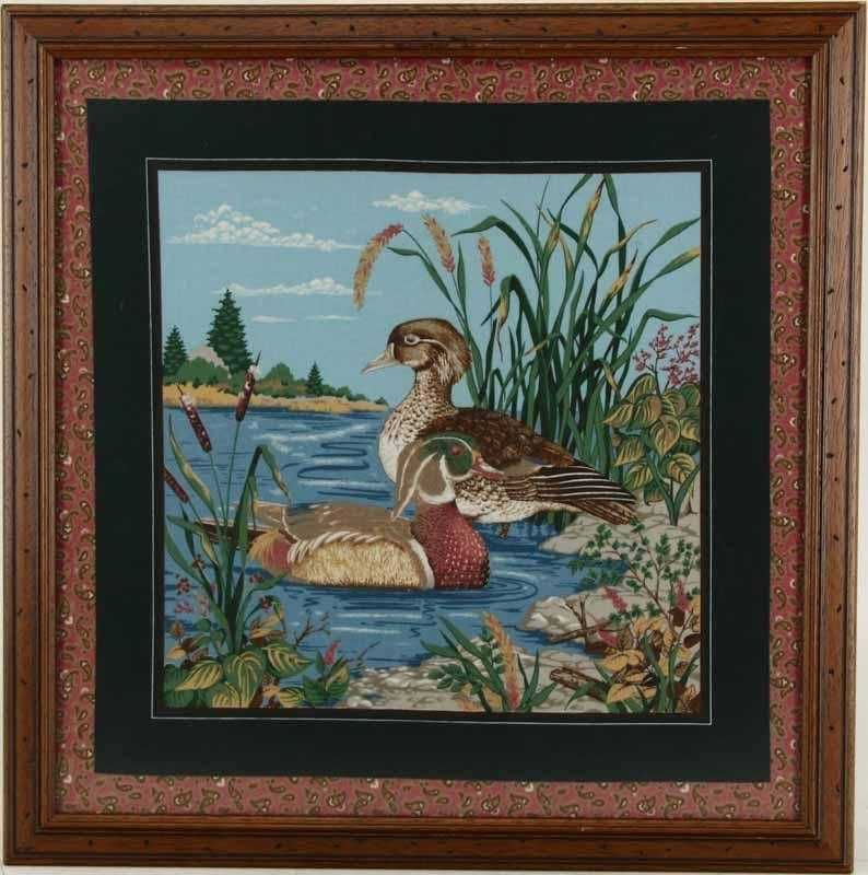 Par de quadros "Patos selvagens"