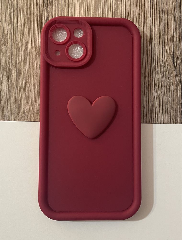 Etui 3D love heart na telefon iPhone 13