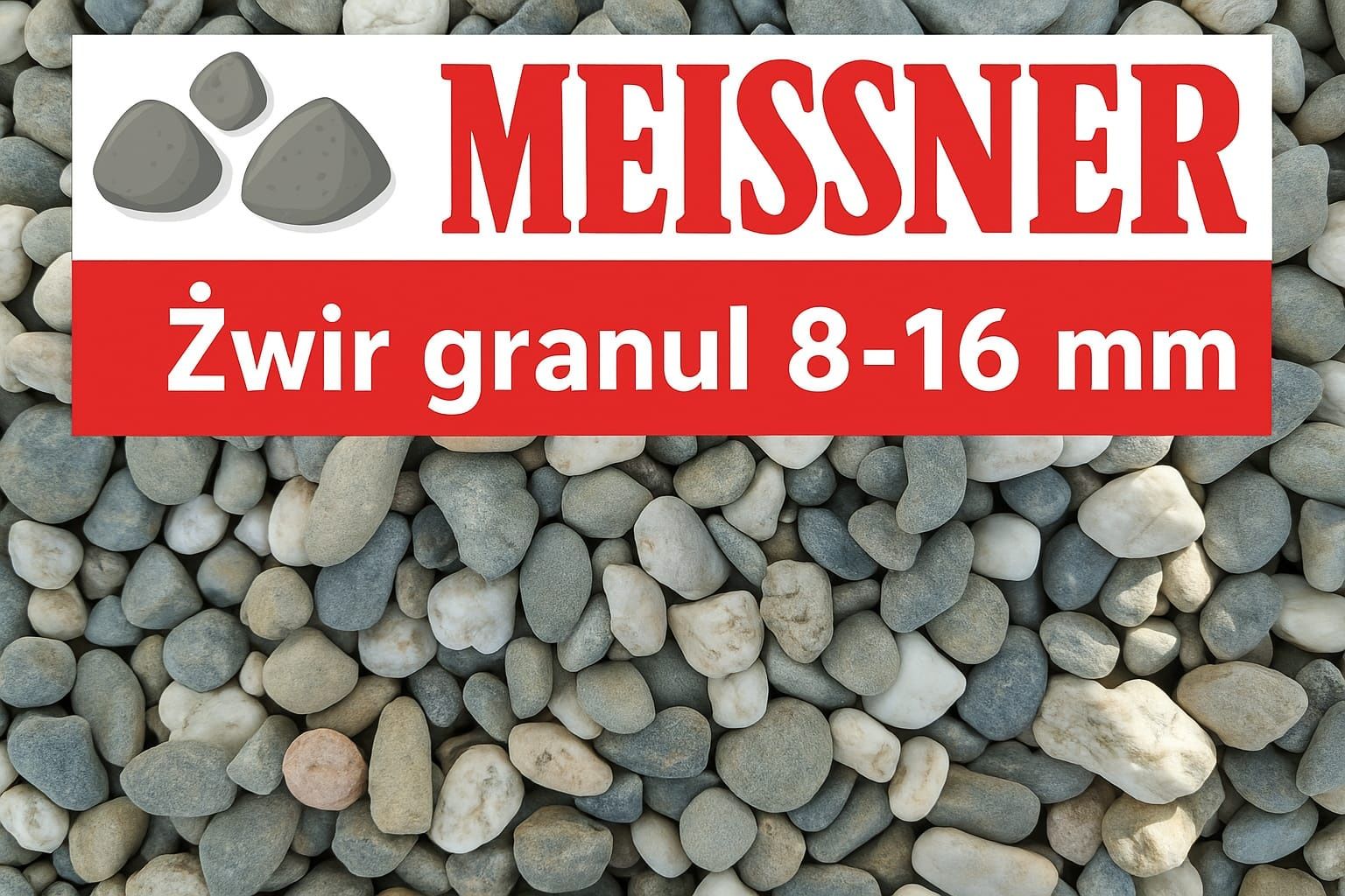 Żwir 8-16 mm lub16 -32 mm płukany do drenażu. Sprzedaż węgla Meissner