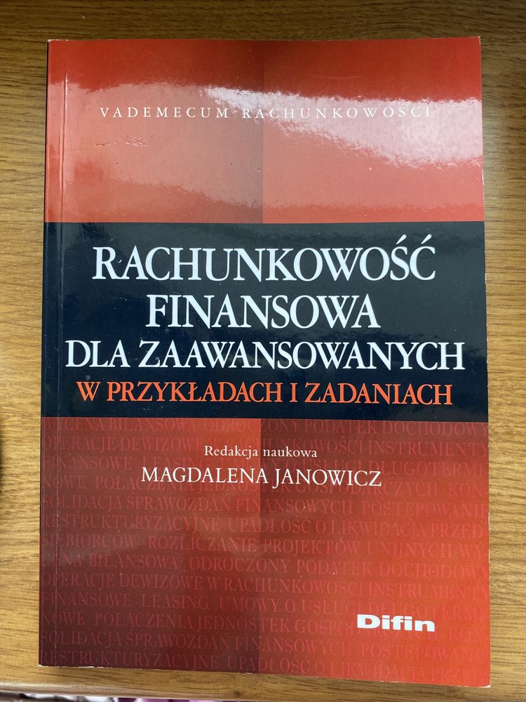 Rachunkowość finansowa dla zaawansowanych