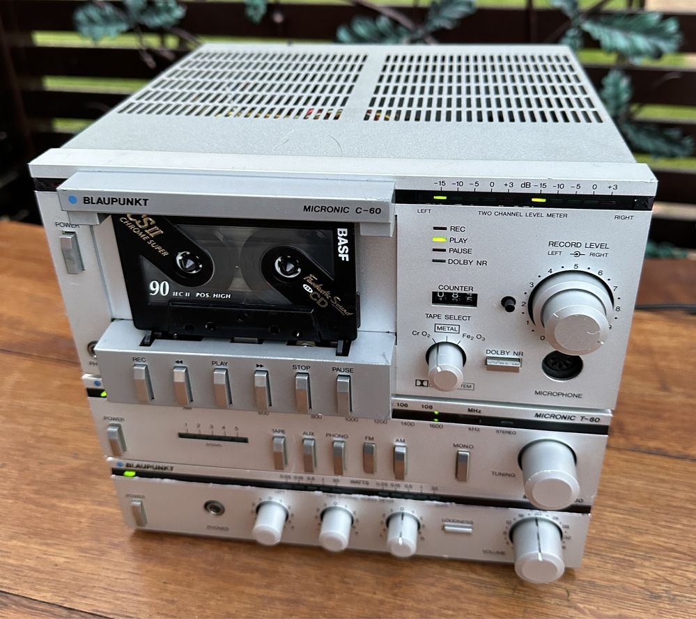 Mikrowieża BLAUPUNKT MICRONIC 60 wzmacniacz tuner deck