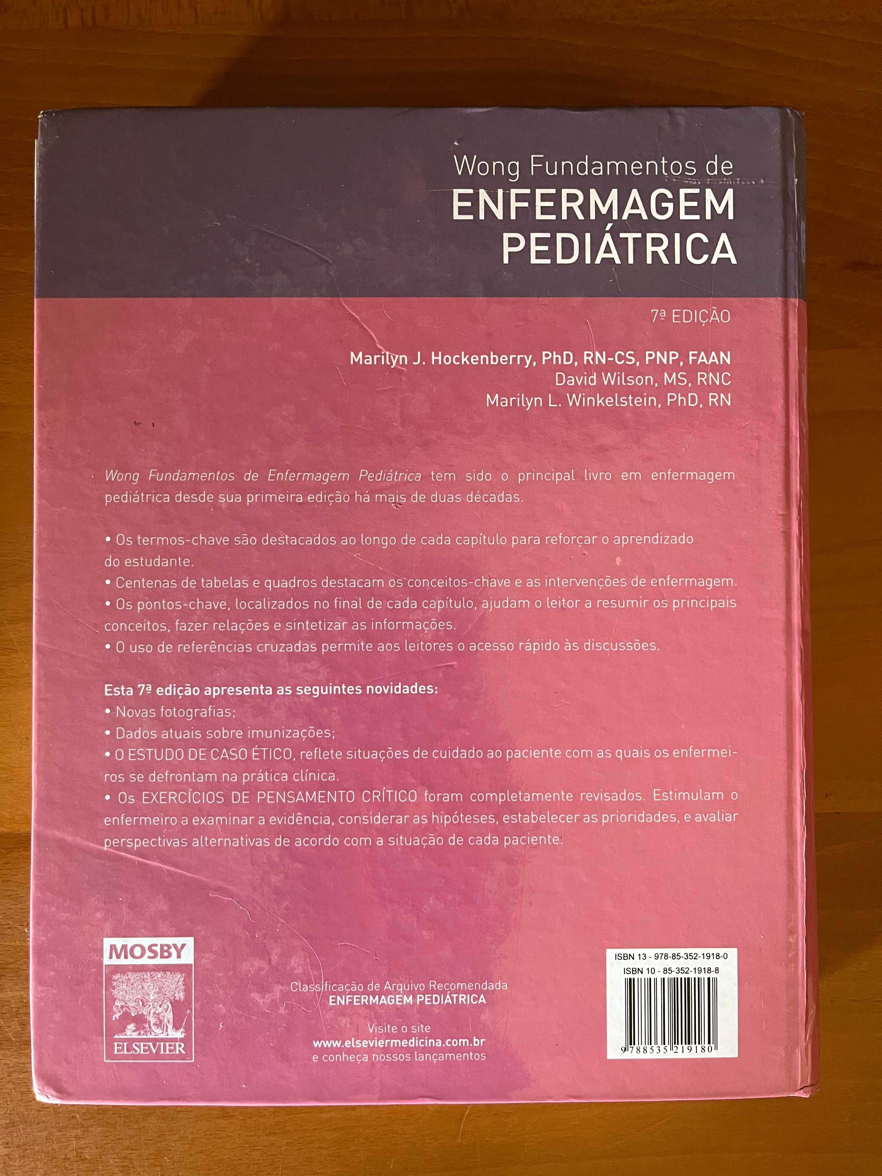 Livro Wong, “Fundamentos de Enfermagem Pediátrica”