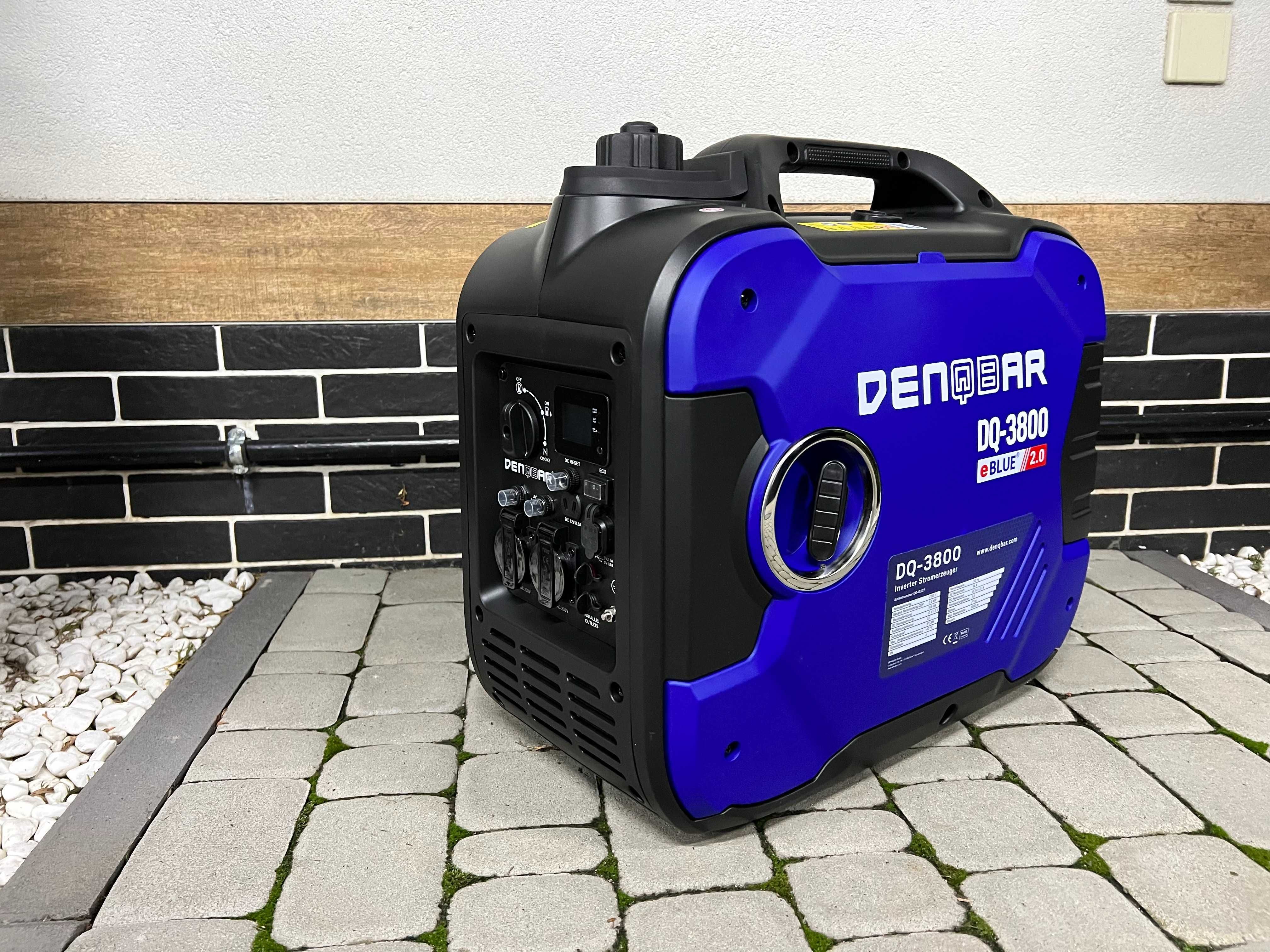 Генератор новый инвертор бензин Denqbar DQ-3800 3,8 кВт для дома офиса