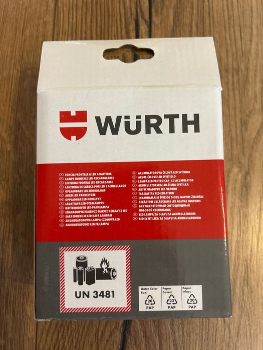 Akumulatorowa lampa czołówka LED ERGOPOWER SENSOR