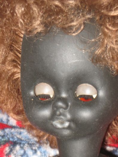 Донецкая кукла "Анжела"41см. Этническая Африканка(негритоска)