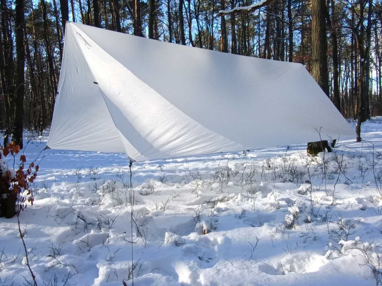 Tarp snow ripstop silicone nylon