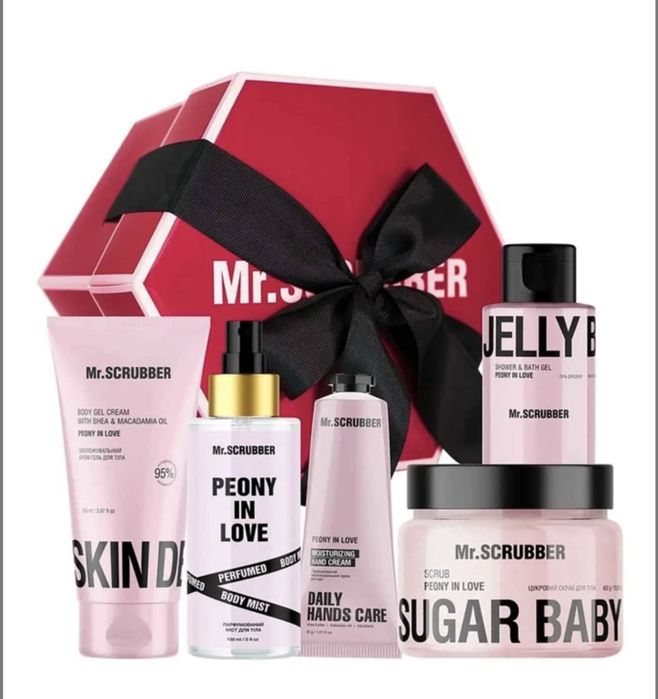 Подарунковий набір догляд за тілом Mr.Scrubber Grand Peony Love